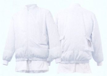 ユニフォーム1.COM 食品白衣jp 食品工場用 ワークフレンド 2021 長袖ジャケット（ブルゾン・ジャンパー） サカノ繊維 食品工場向け  白い空調服（男女兼用）（ファン・バッテリー別売） SKH6500